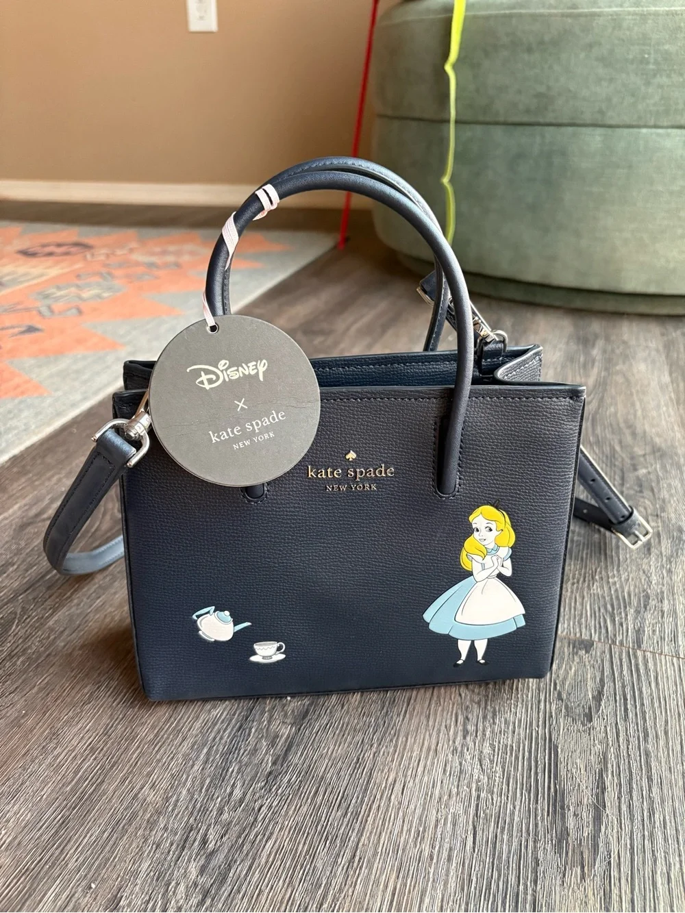 NWT Kate Spade x Alice in Wonderland Shopper Crossbody Purse